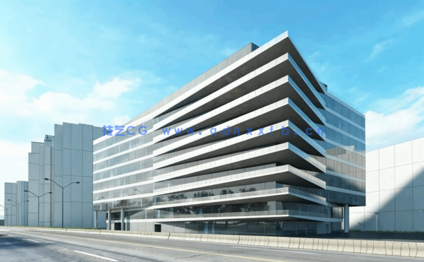 城市楼房建筑高楼大厦3D模型 Evermotion Archmodels Vol.203(图1)