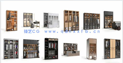 现代衣柜Evermotion - Archmodels vol. 277 - Modern Wardrobes(图3)