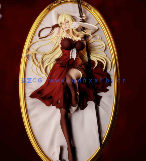 [3D打印人物] 忍野忍Shinobu Oshino《物语系列》动漫角色雕刻手办3D打印(图1)