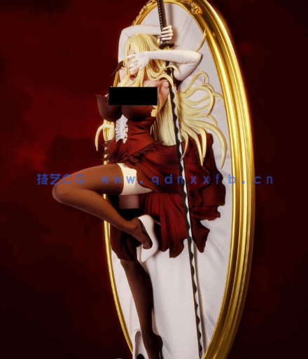 [3D打印人物] 忍野忍Shinobu Oshino《物语系列》动漫角色雕刻手办3D打印(图3)