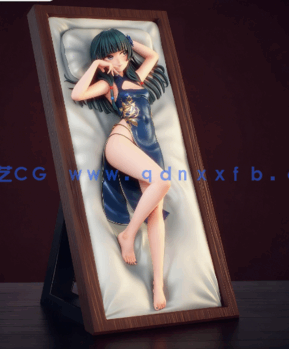 [3D打印人物] 猫猫Maomao躺姿《药屋少女的呢喃》动漫角色雕刻手办3D打印(图3)