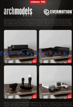 电子产品3D模型 Evermotion Archmodels Vol.156(图3)