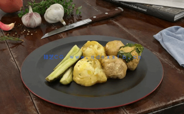 面包蔬菜食物3D模型 Evermotion – Archmodels Vol.170(图4)