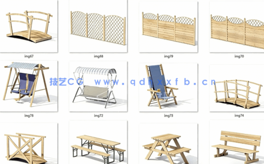  Archmodels vol. 22(园林休闲摆件)(图1)