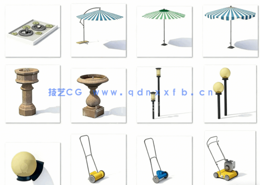  Archmodels vol. 22(园林休闲摆件)(图4)