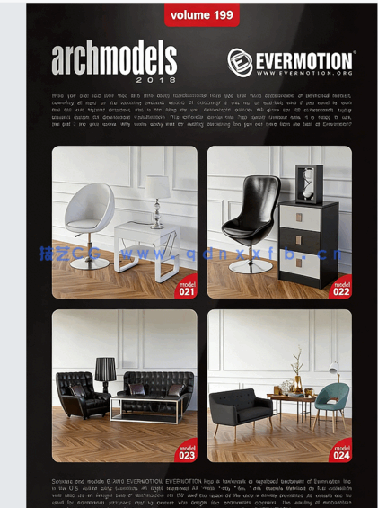 现代/北欧/工业家具3D模型Archmodels vol.199(图1)