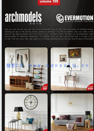 现代/北欧/工业家具3D模型Archmodels vol.199(图3)