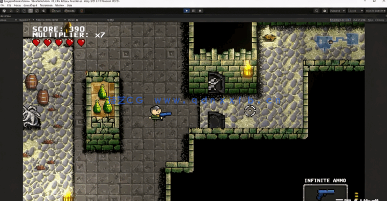 Unity 2D地牢射击游戏完整制作流程视频教程(图3)