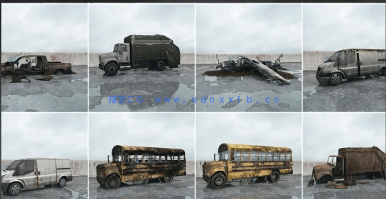 废墟/废弃楼/毁坏的汽车(图6)