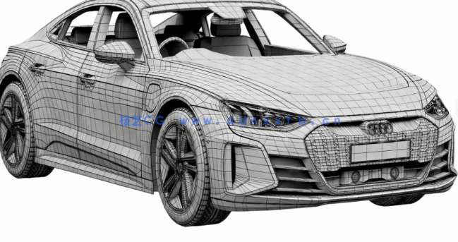 现代奥迪汽车3D模型(图3)