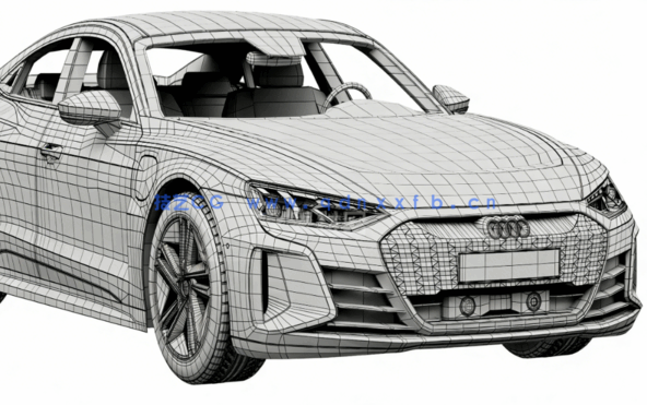 现代奥迪汽车3D模型(图4)