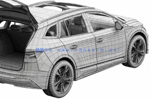 现代斯柯达汽车 SUV 轿车 跑车3D模型(图5)