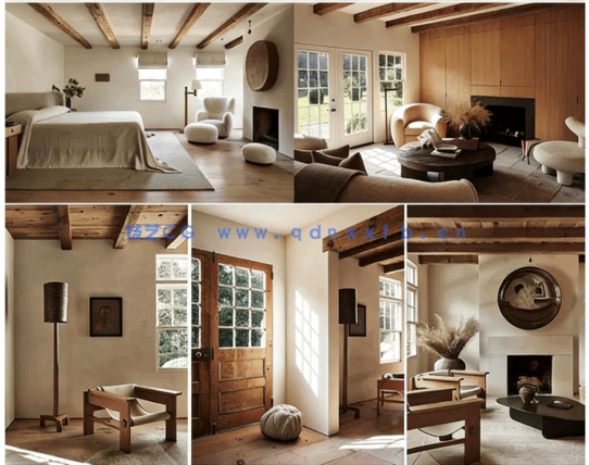 中古风效果图实景图+宋代美学实景设计案例合集合辑室内装修参考(图6)