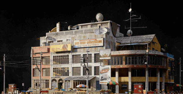 印度首都新德里城市建筑环境场景3D模型合集(图5)