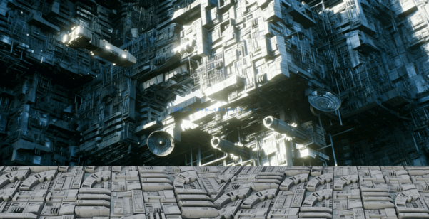 [建筑景观] 星球大战工业风格科幻细节硬表面场景3D模型V5.0版(图3)