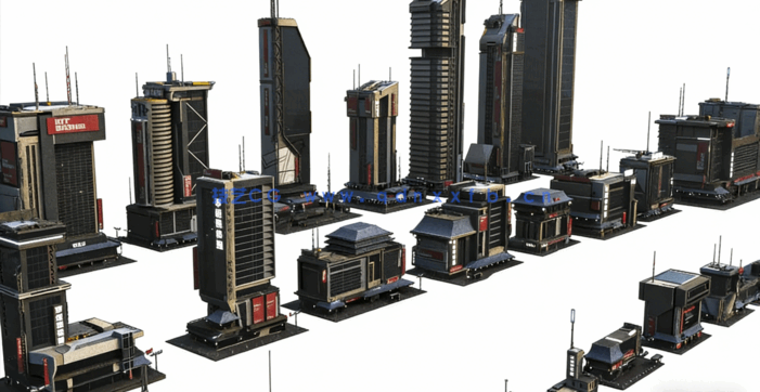 [新上海建筑3d模型]  Kitbash3D-Neo Shanghai(图5)