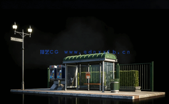 Kitbash3D-城市街道city street(图2)