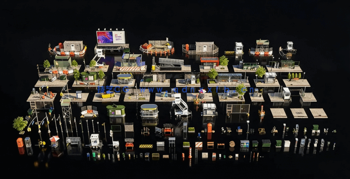 Kitbash3D-城市街道city street(图3)