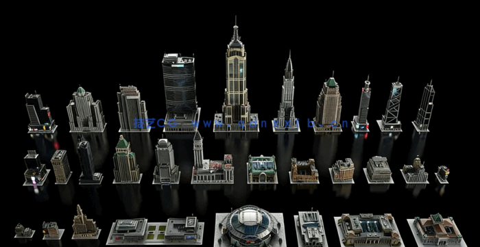 KitBash3D-Manhattan[曼哈顿建筑](图4)