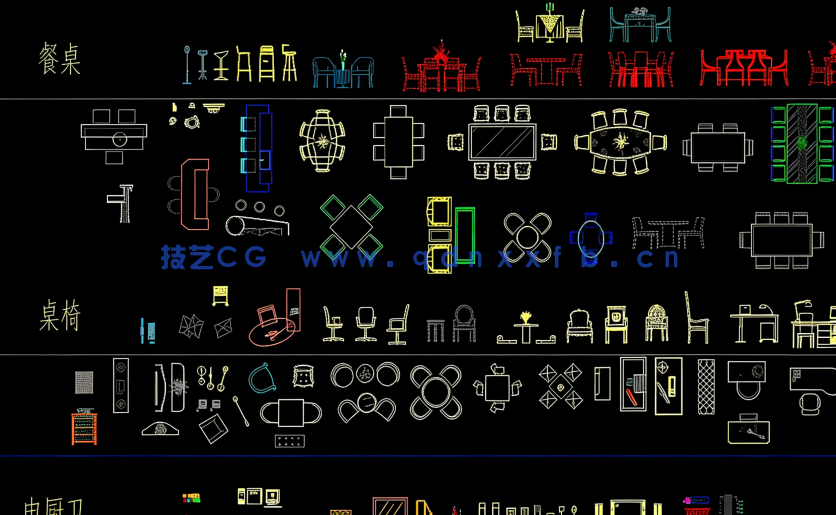 常用的CAD综合图库图块下载(图3)