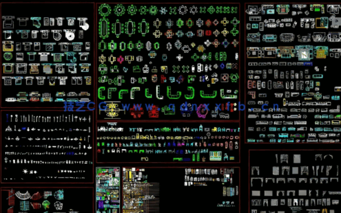 家装设计家具图块综合图库免费下载(图5)