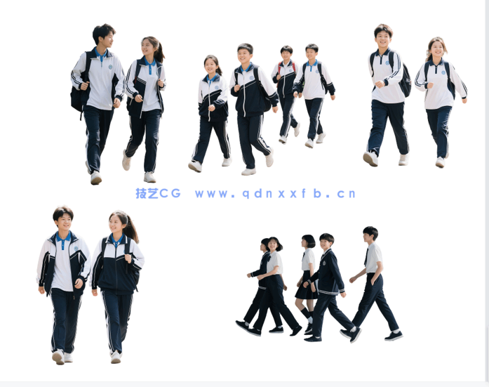 学校人物中学生(图1)