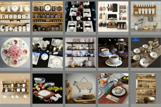 3dsky&厨房类[餐具摆设/橱柜/家电/食物]PM管理器3D模型(图3)