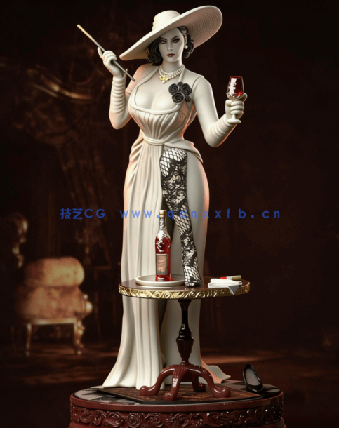  阿契娜·蒂米特雷斯库Alcina Dimitrescu《生化危机》游戏角色(图3)