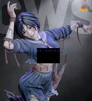 [3D打印人物] 妖怪Ayakakashi 《寂静岭 f》游戏角色雕刻手办3D打印模型(图2)