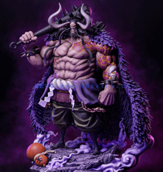 [3D打印人物] 凯多Kaido《海贼王》角色雕刻手办3D打印模型(图3)