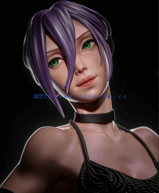 蕾塞Reze站姿《链锯人》动画角色雕刻手办3D打印模型(图1)