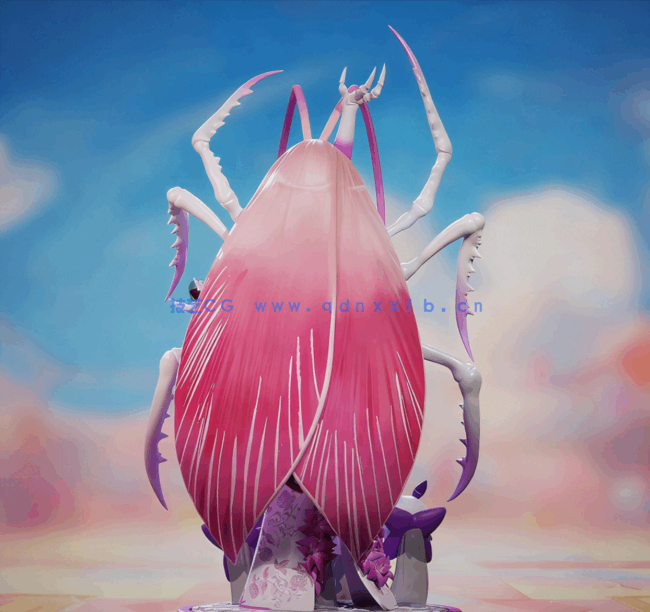 [3D打印人物] Matara Kan虚拟主播角色雕刻手办3D打印模型(图4)