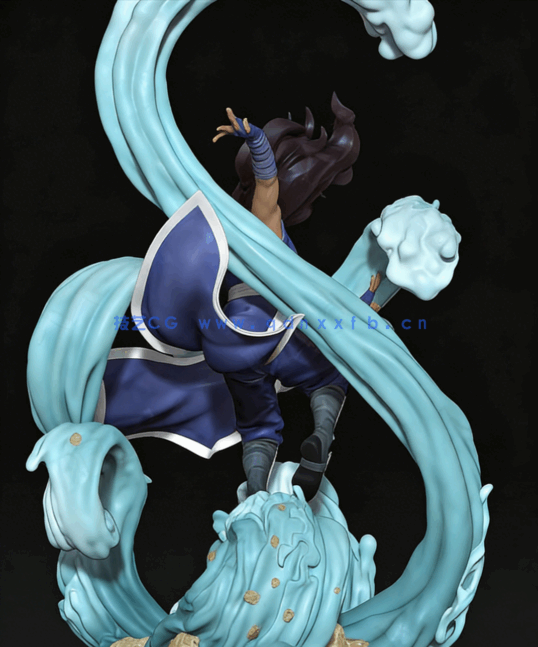 卡塔拉Katara《降世神通》动画角色雕刻手办3D打印模型(图3)