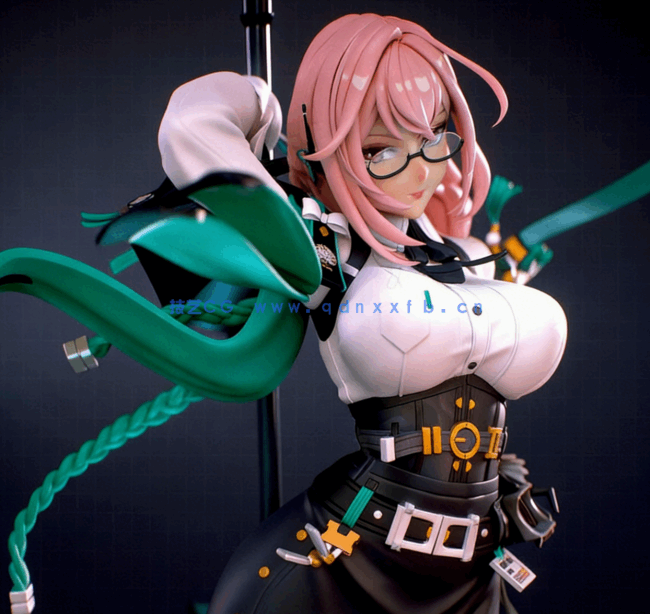 [3D打印人物] 月城怜Tsukishiro Yanagi《绝区零》游戏角色雕刻手办3D打印模(图1)