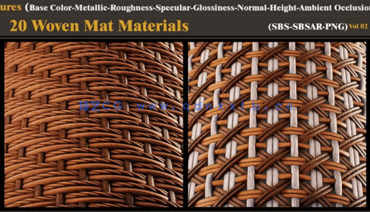 20个藤编PBR材质(图4)