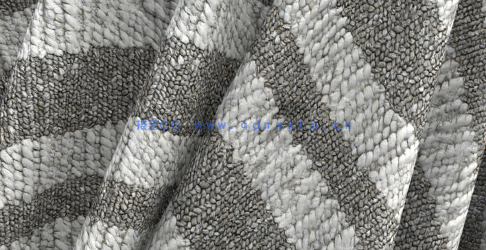  10款超清4K 现代地毯羊毛针织毯子毛绒表面PBR纹理贴图(图1)