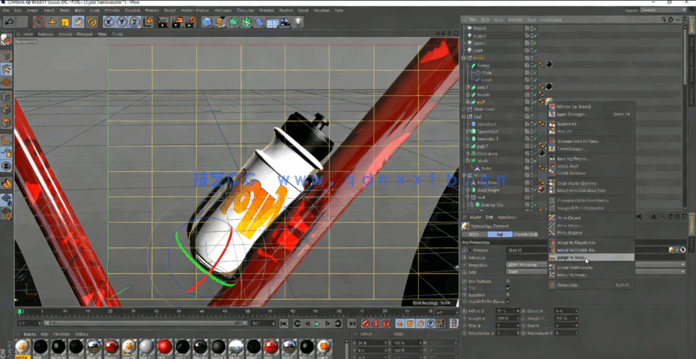 C4D全细节精品自行车建模渲染教程(图4)
