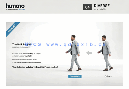 20个三维人物3D模型 Humano 3D people Vol. 04(图5)