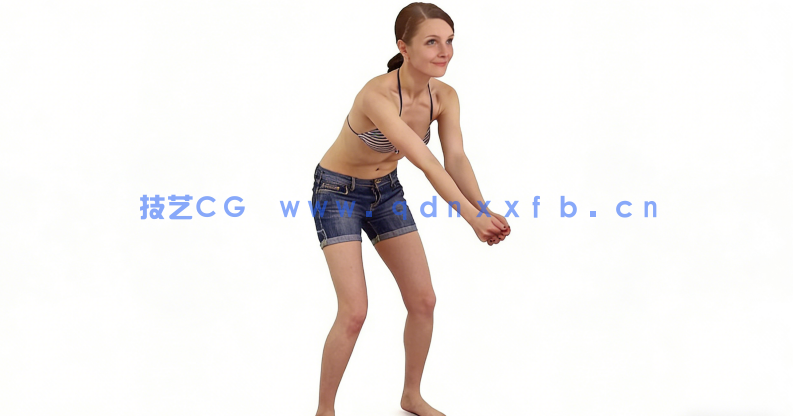 海滩人物3D模型(图3)