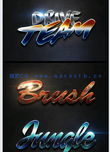 十组创意闪亮金色高贵质感艺术特效PSD字模第五季(图2)