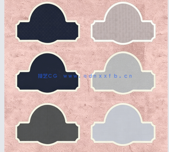 可爱简单不同颜色抠图字体特效PSD字模(图3)