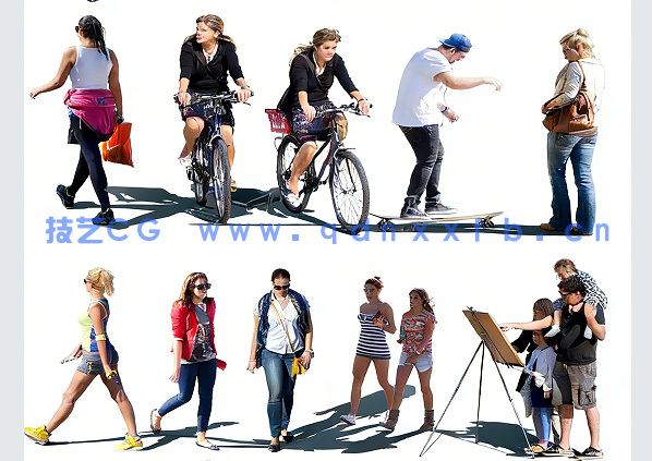 人物-288个带阴影的Photoshop文件(图2)