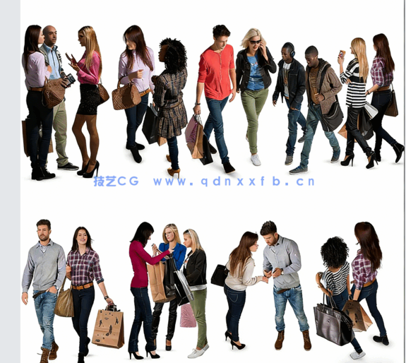 VizPeople Casual v5 后期悠闲人物素材(图5)