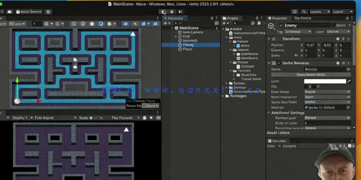 Unity与C#吃豆人迷宫风格区块链游戏开发视频教程(图5)
