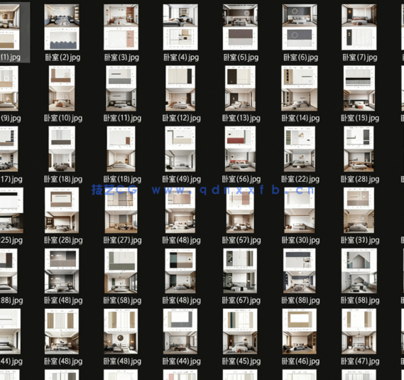 23年各类背景墙设计-包含尺寸材料标注(图4)