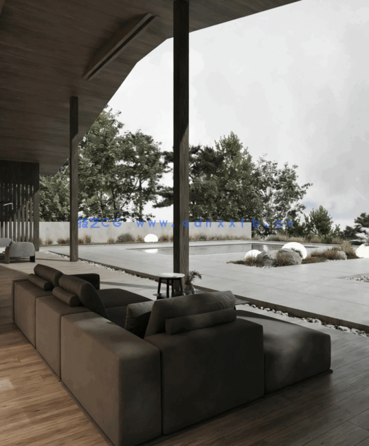 乌克兰侘寂风现代与原始质感室内设计案例合集 50套(图2)