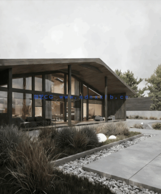 乌克兰侘寂风现代与原始质感室内设计案例合集 50套(图3)