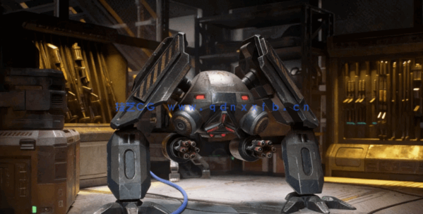 [建筑景观] 地下黑市赛博朋克战乱废土城市环境场景3D模型(图7)