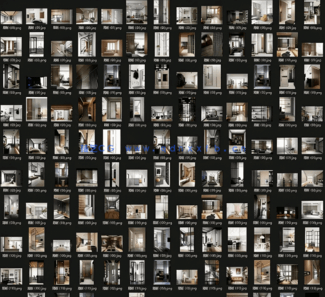 隔断造型意向高清图集（1030张 800M）(图1)