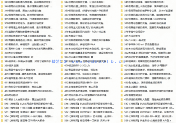 现代风格家装别墅高清案例（200套.10G）(图1)